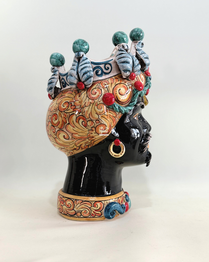 Testa di Moro Liberty Multicolor | VERUS Ceramiche