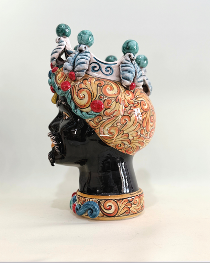 Testa di Moro Liberty Multicolor | VERUS Ceramiche